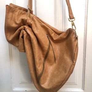 Anna Corinna Leather Manhattan Bota Bag *RARE from Anthropologie